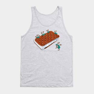 Cute ice cream biscuit Tank Top